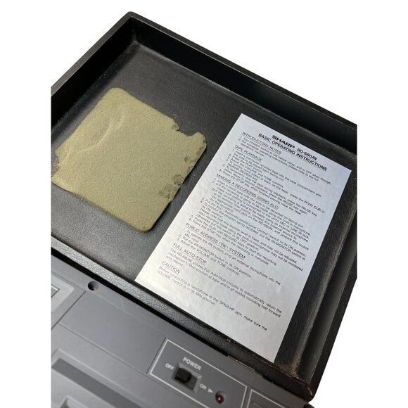 Vintage Sharp RD-680V Professional Series Cassette Recorder PlayerTested WORKING - Picture 8 of 16
